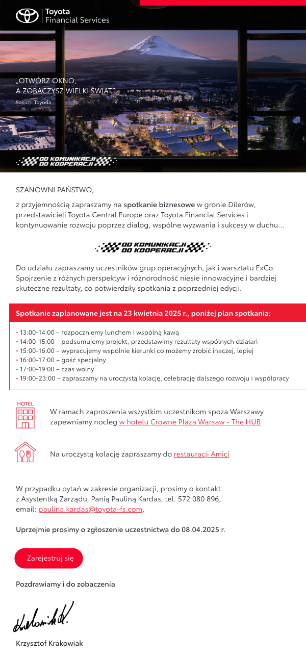 Od komunikacji do kooperacji